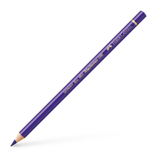 Image of Färgpenna Faber-Castell POLYCHROMOS 137 blue violet (6F) 110137 4005401101376