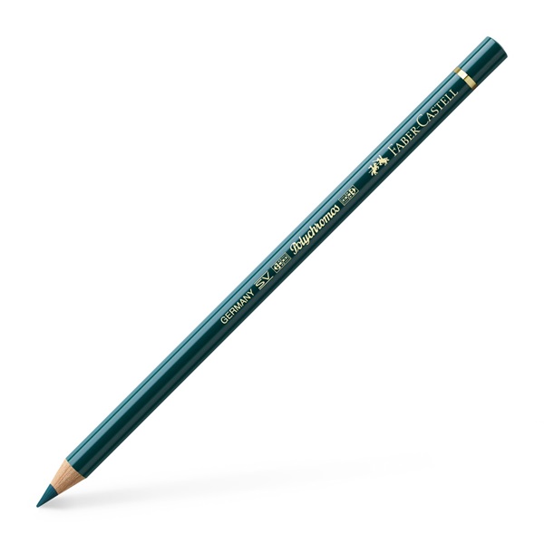 Image of Färgpenna Faber-Castell POLYCHROMOS 158 deep cobalt green (6F) 110158 4005401101581