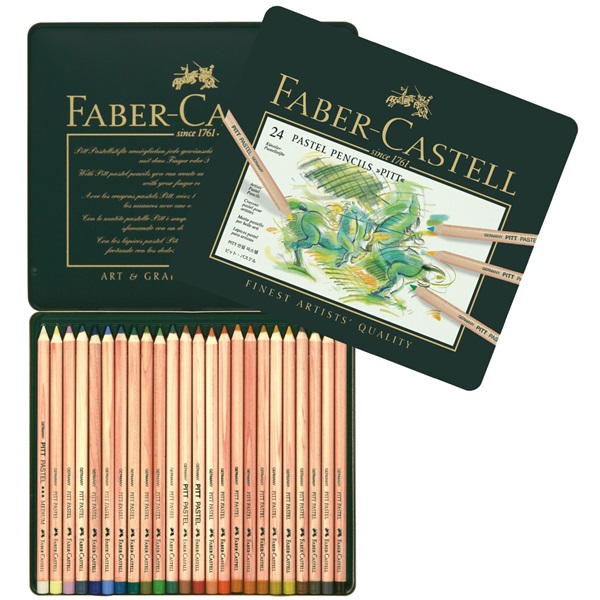 Image of PastellPennset Faber-Castell PITT 24 pennor (2F) 112124 4005401121244