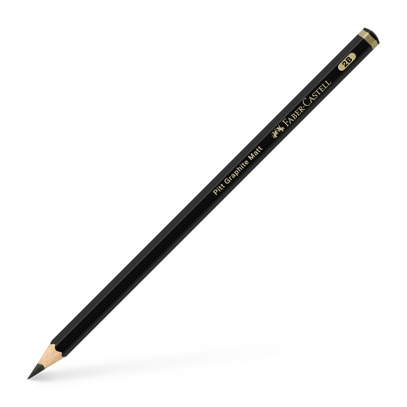 Image of Blyertspenna Faber-Castell Graphite pencil Pitt Graphite Matt 2B (12F) 115202F 4005401152026