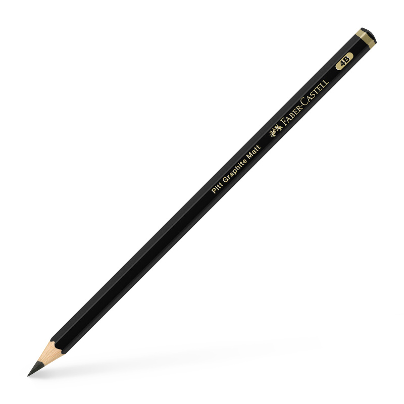 Image of Blyertspenna Faber-Castell Graphite pencil Pitt Graphite Matt 4B (12F) 115204 4005401152040