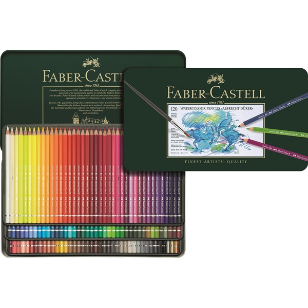 Image of Akvarellpennset Faber-Castell Albrecht Dürer  120 pennor 117511 4005401175117