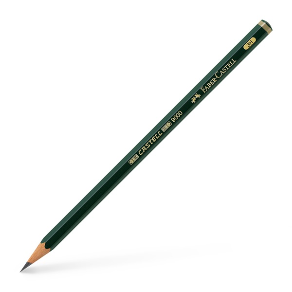 Image of Blyertspenna  Faber-Castell 9000 3H (12F) 119013 4005401190134