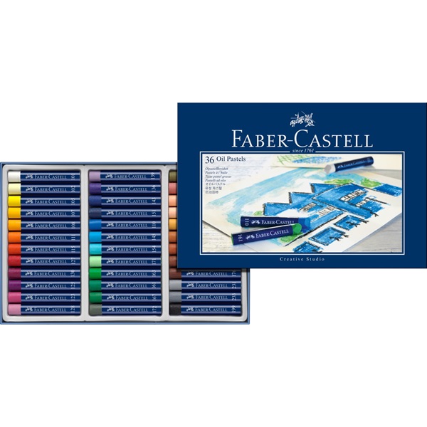 Image of OljePastelset Faber-Castell GoldFaber  Set 36 kritor (2F) 127036 4005401270362