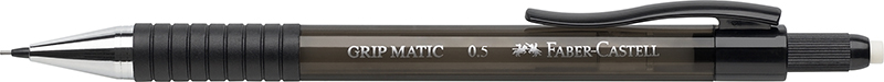 Image of Stiftpenna Faber-Castell Grip Matic 1375 0.5mm Svart (10F) 137599 4005401375999