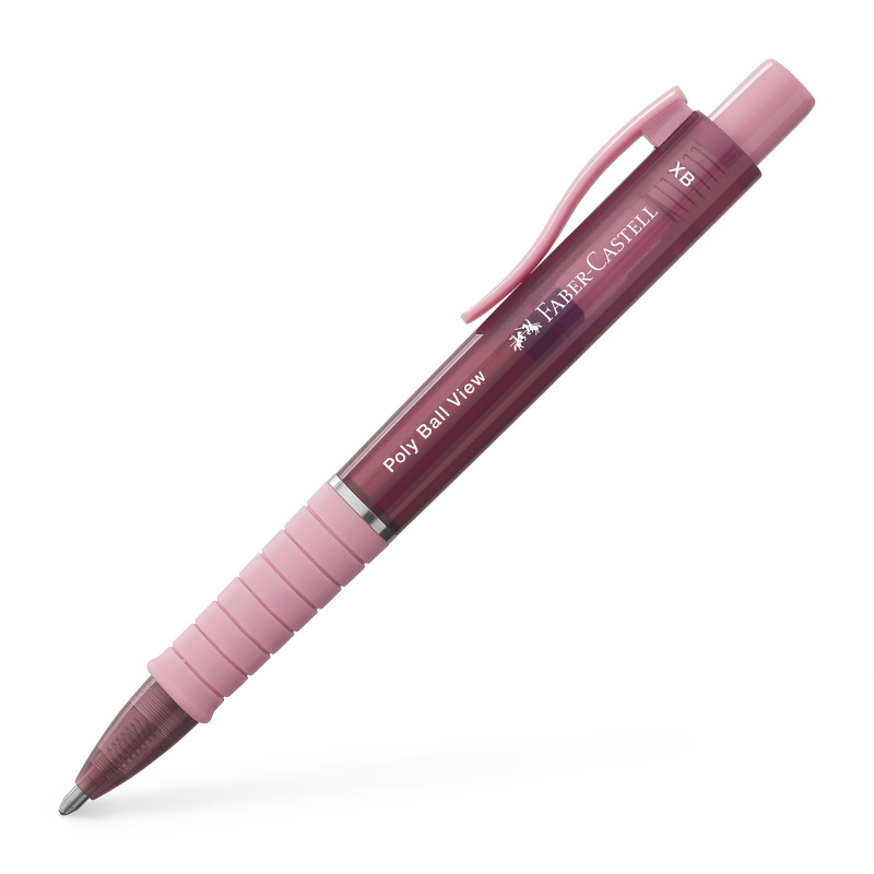 Image of Kulspetspenna Faber-Castell Ball pen Poly Ball View rose shadows (5F) 145753 6933256649904