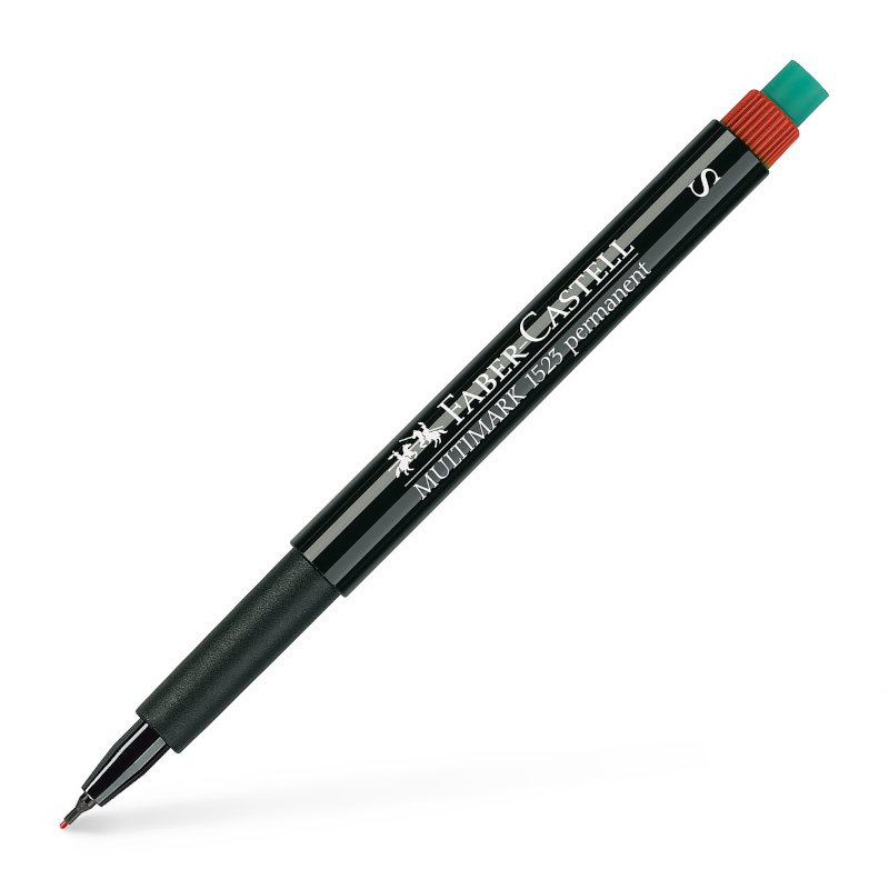 Image of Märkpenna Faber-Castell Multimark 1523 S 0,4mm Röd (10F) 152321 4005401523215