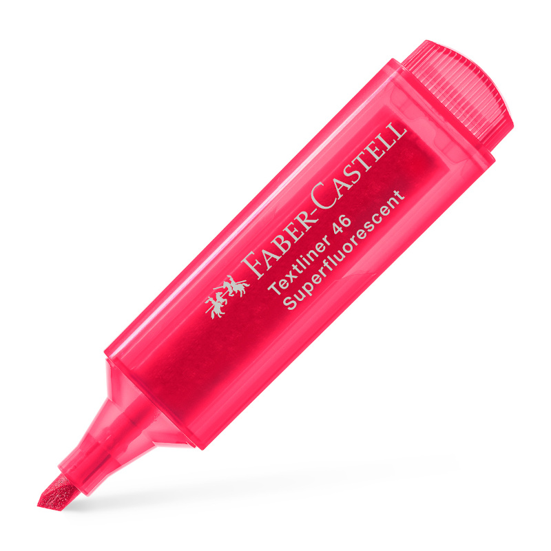 Image of Överstrykningspenna Faber-Castell 46 Transp. Röd (10F) 154621 4005401546214
