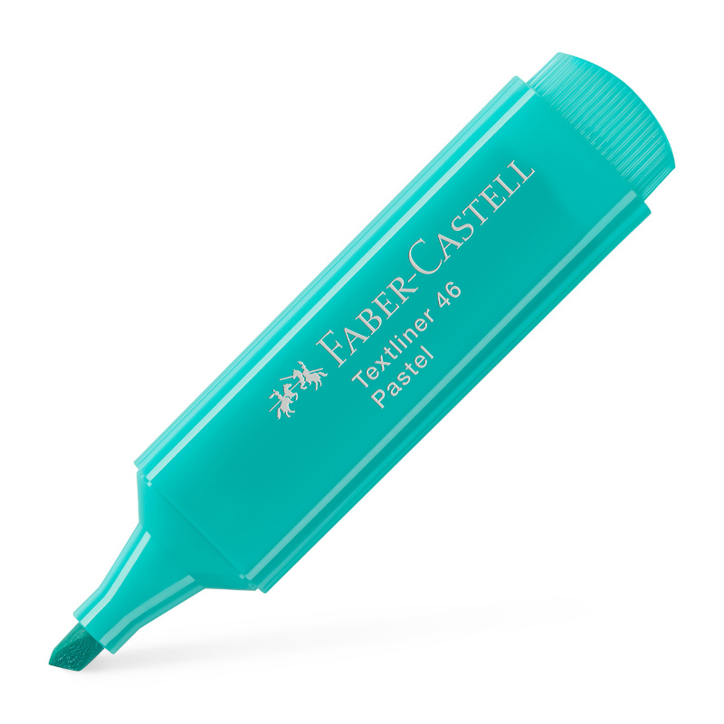 Image of Överstrykningspenna Faber-Castell Pastell - Turkos (10F) 154658 4005401546580