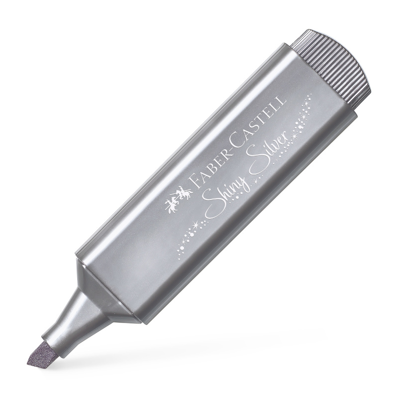Image of Överstrykningspenna Faber-Castell 46 Metallic, Silver (10F) 154661 4005401546610