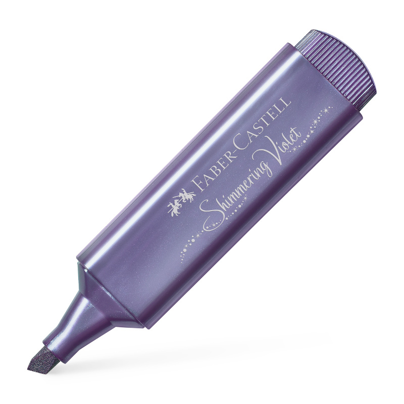 Image of Överstrykningspenna Faber-Castell 46 Metallic, Lila (10F) 154678 4005401546788