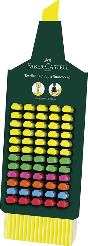 Image of Överstrykningspenna Faber-Castell 60x display 154833 4005401548331