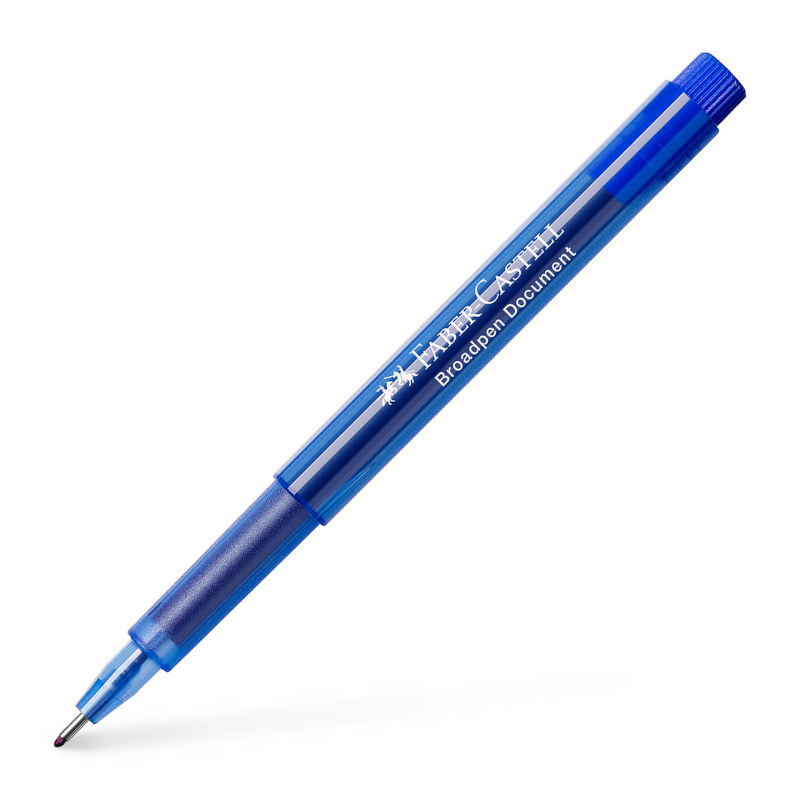 Image of Fiberpenna Faber-Castell 0,8 mm Blå (10F) 155451 4005401554516