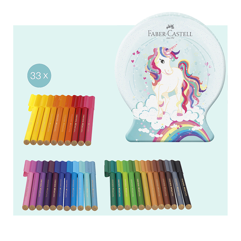 Image of Fiberpennset Faber-Castell Redline Fibre-tip pen Connector snow globe 155544 4005401555445