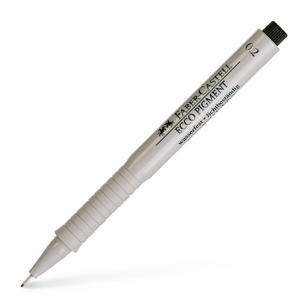 Image of Ritpenna Faber-Castell Ecco Pigment 0,2mm (10F) 166299 4005401662990
