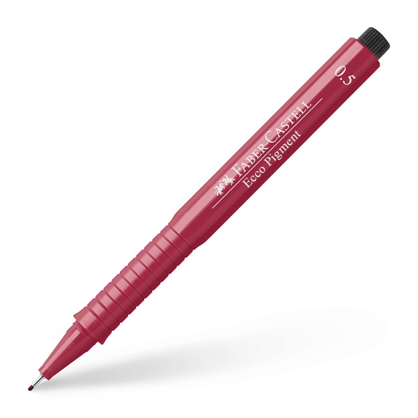 Image of Ritpenna Faber-Castell Ecco Pigment RED 0,5mm (10F) 166521 4005401665212