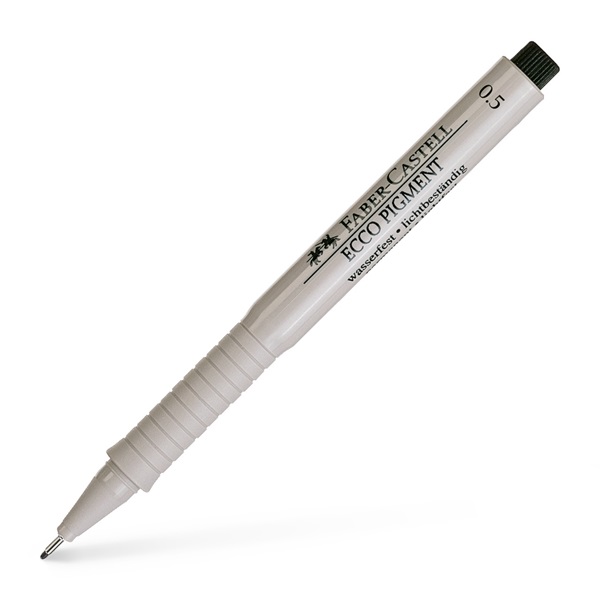 Image of Ritpenna Faber-Castell Ecco Pigment 0,5mm (10F) 166599 4005401665991