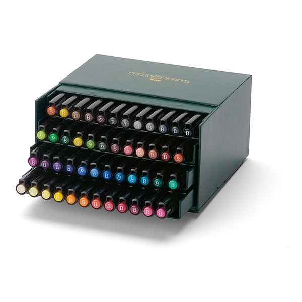 Image of Ritpenna Faber-Castell PITT Artist x 48 pennor  Ateljelåda 167192 167148 4005401671923