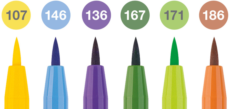Image of Ritpennset Faber-Castell Pitt Artist Summer 6pennor (5F) 167178 4005401671787