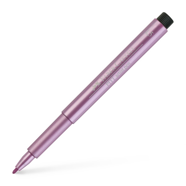 Image of Ritpenna Faber-Castell PITT Artist Bullet Nib Rubinred Met. 1,5mm (5F) 167390 4005401673903