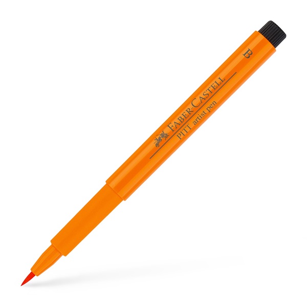 Image of Ritpenna Faber-Castell PITT Artist Brush orange glaze  113 (5F) 167413 4005401674139