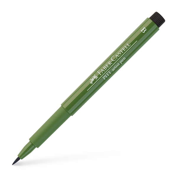 Image of Ritpenna Faber-Castell PITT Artist Brush chromium green opaque  174 (5F) 167476 4005401674764