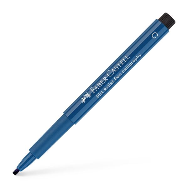 Image of Kalligrafipenna Faber-Castell PITT Calligraphy pen 2,0mm Indianthrene blue 240 (10F) 167547 4005401675471