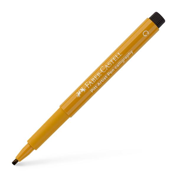Image of Kalligrafipenna Faber-Castell PITT Calligraphy pen 2,0mm Green gold 268 (10F) 167568 4005401675686