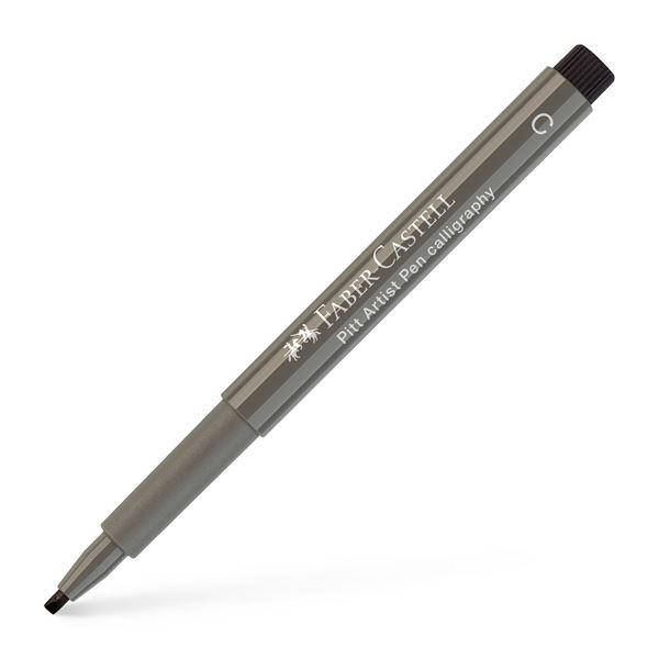Image of Kalligrafipenna Faber-Castell PITT Calligraphy pen 2,0mm Warm grey IV 273 (10F) 167573 4005401675730