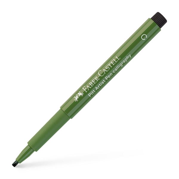 Image of Kalligrafipenna Faber-Castell PITT Calligraphy pen 2,0mm Chromium green 174 (10F) 167574 4005401675747