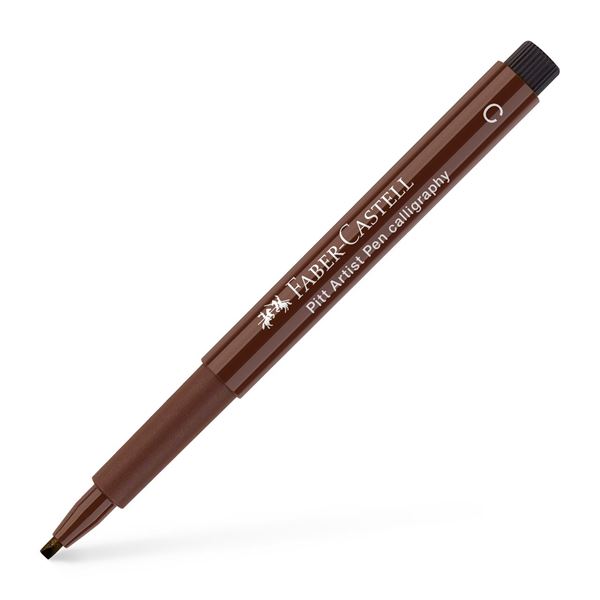 Image of Kalligrafipenna Faber-Castell PITT Calligraphy pen 2,0mm Dark sepia 175 (10F) 167575 4005401675754