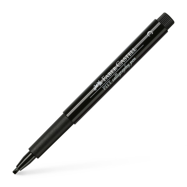 Image of Kalligrafipenna Faber-Castell PITT Calligraphy pen 2,0mm, black (10F) 167599 4005401675990