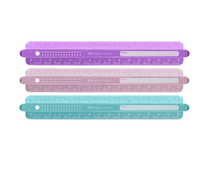Image of Linjal Faber-Castell 15cm Sparkle break-resistant (6F) 172015 4005401720157