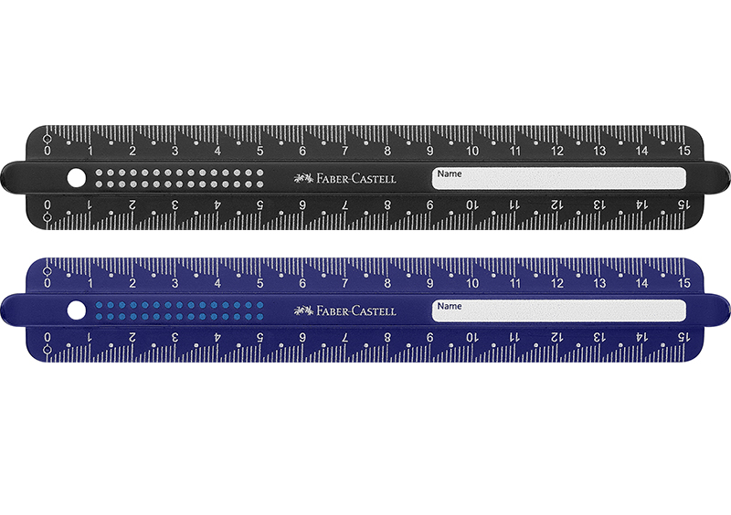 Image of Linjal Faber-Castell 15cm Dots break-resistant (6F) 172115 4005401721154