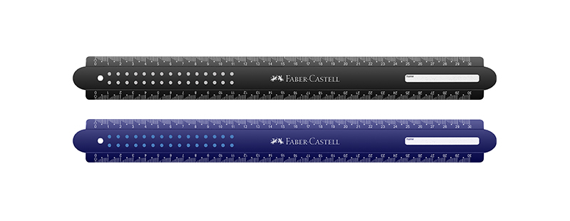 Image of Linjal Faber-Castell 30cm Dots break-resistant (6F) 172130 4005401721307