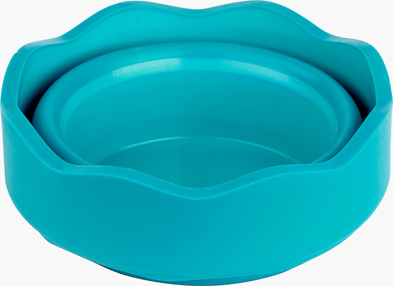 Image of Penselkruka Faber-Castell Water cup Clic&Go turquoise 181580 4005401815808
