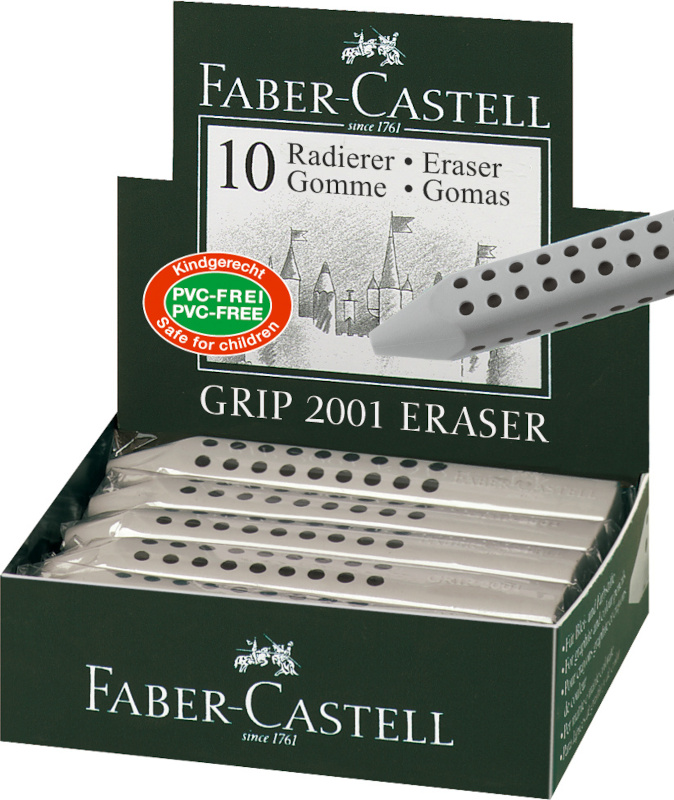 Image of Suddigum Faber-Castell Grip 2001 "Penna" Grå (10F) 187100 4005401871002