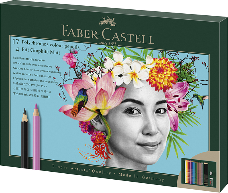 Image of Pennset Faber-Castell Graphite Matt+Polychromos 23delar 210052 4005402100521