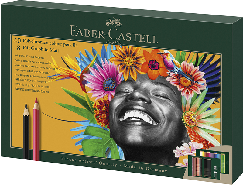 Image of Pennset Faber-Castell Graphite Matt+Polychromos 50delar 210054 4005402100545