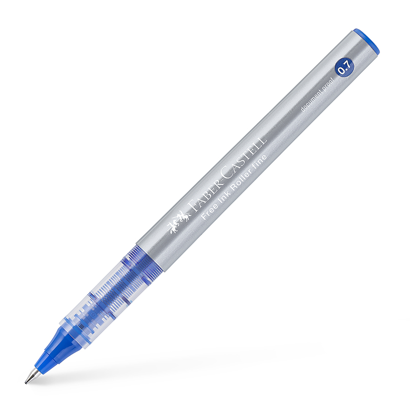 Image of Rollerballpenna Faber-Castell Roller Free Ink 0.7 blue 348151 4005403481513