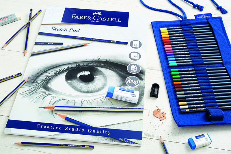 Image of Skissblock Faber-Castell A3 Sketch Pad 100gr 50 ark Limmat (5F) 792515 5022510792515