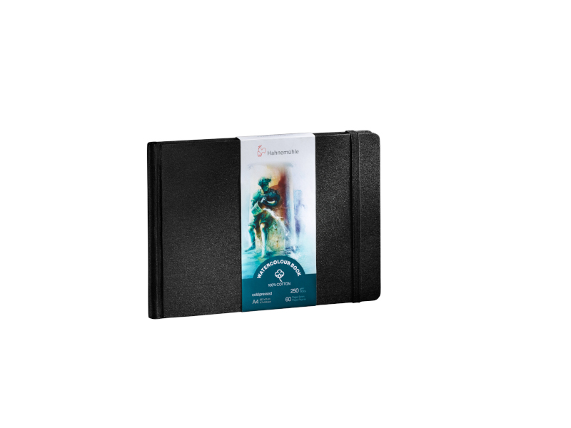 Image of Akvarellbok Hahnemühle Watercolour Book COTTON A4 Liggande 250g 60sid 10625355 4011367116002