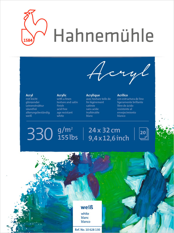 Image of Akrylblock Hahnemühle 330g 24x32cm 20ark 10628130 4011367098254