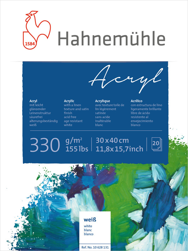 Image of Akrylblock Hahnemühle 330g 30x40cm 20ark 10628131 4011367098261