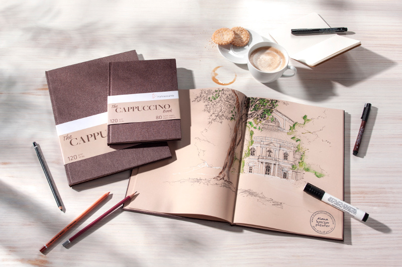 Image of Skissbok Hahnemühle TheCappuccinoBook 120g A5 40ark 10628995 4011367107475