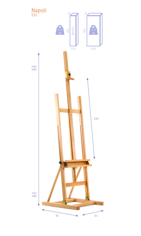 Image of Staffli Atelje H-Frame N°31 - Napoli - KIT 979031 8717472519016