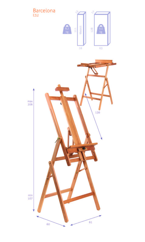 Image of Staffli Atelje H-Frame N°32 - Barcelona - KIT 979032 8717472512093