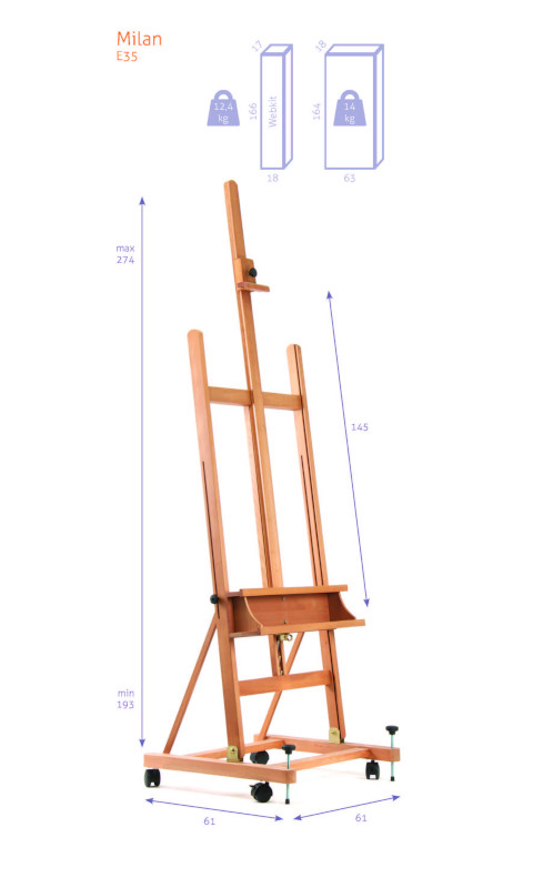 Image of Staffli Atelje H-Frame N°35 - Milan - KIT 979035 8717472519023