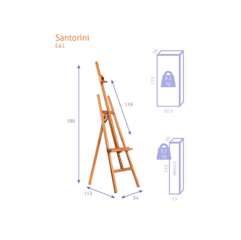 Image of Staffli Studio A-Frame N°41 - Santorini - KIT 979041 8717472519047