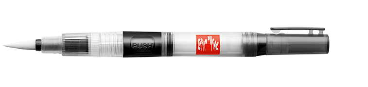 Image of Penselpenna Caran d´Ache Brush with water tank Large 115201 7630002311038